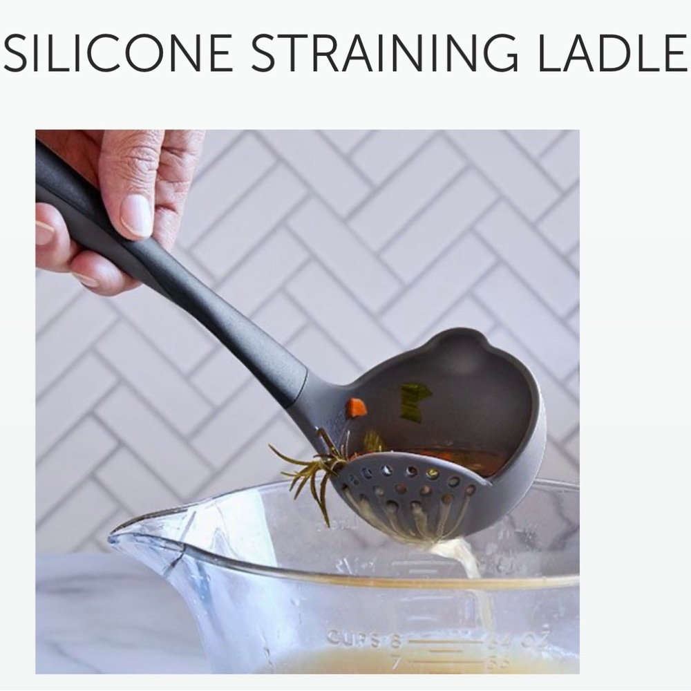 Pampered Chef Silicone Straining Ladle